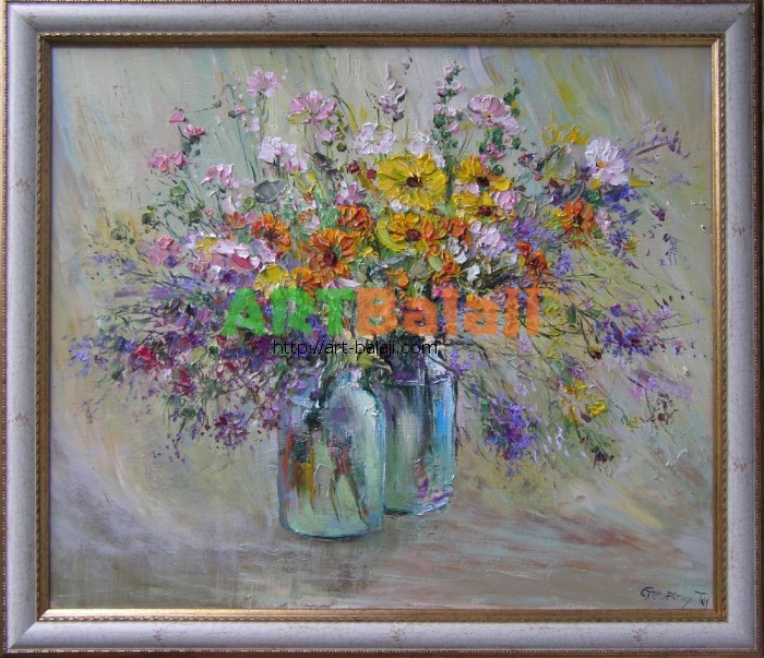 Artist Stegaresku Tudor: July flowers