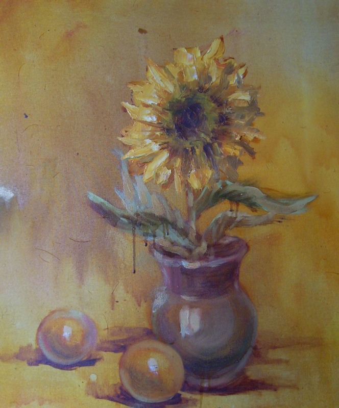Artist Reznichenko: The sunflower
