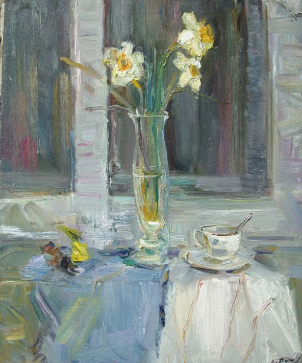 Artist Dulin Egor Vladimirovich: Daffodils