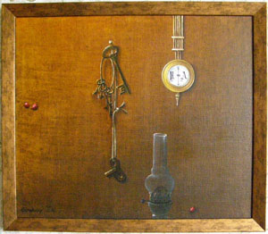 Artist Stegaresku Tudor: Key of ancient clock